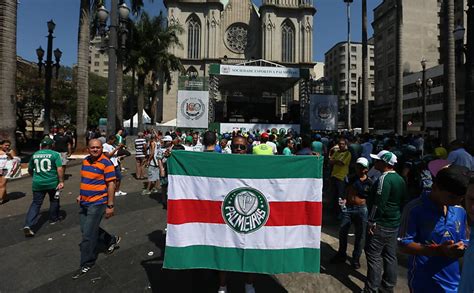 Festa do centenário do Palmeiras na Sé 23 04 2019 Esporte