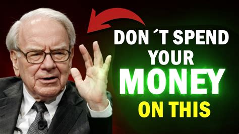 💰warren Buffett The 7 Things You Shouldnt Spend Your Money On Youtube