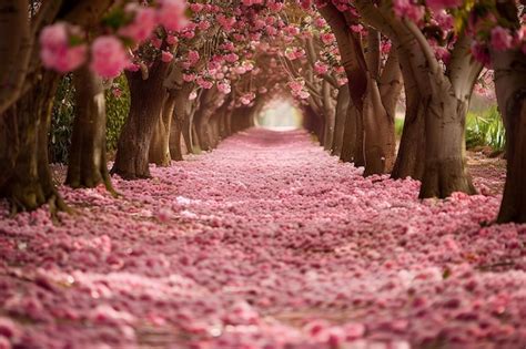 Premium Photo Pink Petal Paradise Cherry Blossom Bliss