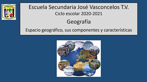 ¿cuáles Son Los Componentes Y Caracteristicas Del Espacio Geográfico Youtube