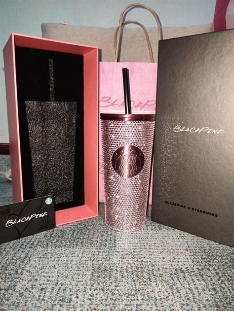 BLACKPINK X Starbucks Rhinestone With Blackpink Card Furniture Home