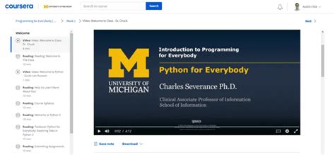 Coursera Python For Everybody Course Review 2023