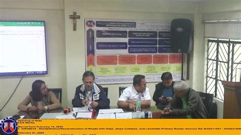 February 21 2024 Procurement Livestream For DPWH Baguio City DEO