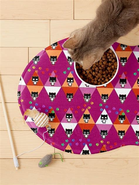 Lesbian Pride Cat Mat Pride Flags Lgbtqia Cute Cats Bandana Mats