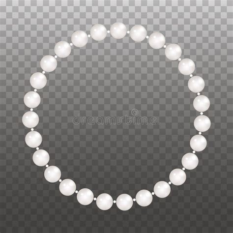 Circle Pearl Dot Frame Circular Pearls Border With Effect Halftone