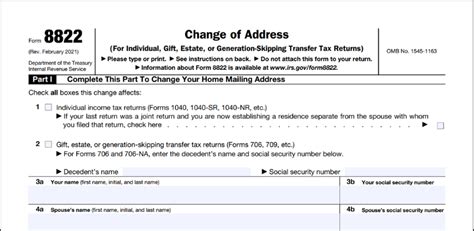 Irs Form 8822 Updating Your Address With The Irs Florida Tax Solvers