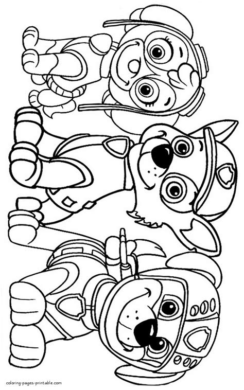 Paw Patrol Pups Coloring Pages At GetColorings Free Printable 14640 ...