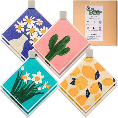 Amazon More Joy Eco Friendly Swedish Dishcloths Pack Of