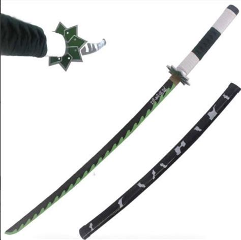 Demon Slayer Sanemi Shinazugawa Sword 40.5" ABS Plastic Blade Cosplay ...