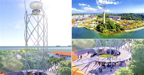 Sentosa's SkyHelix gives you a 360-view of the island from 35m above ...