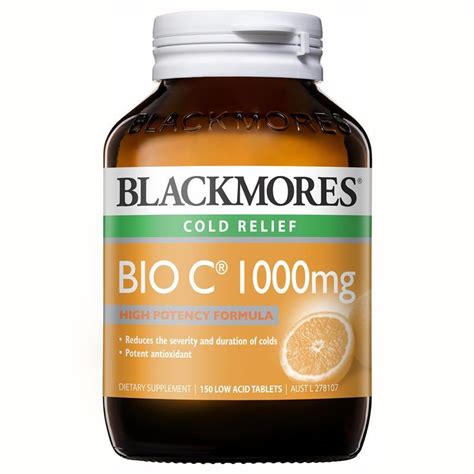 Buy Blackmores Bio C 1000mg 150 Tablets Vitamin C Online At Chemist