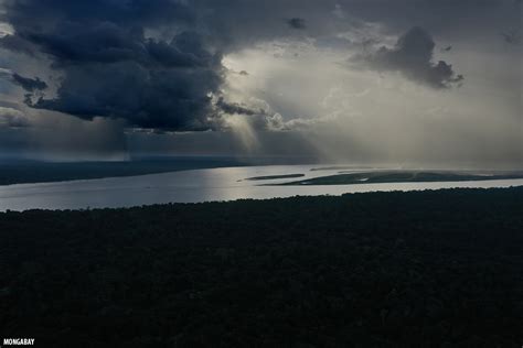 Rainfall Over The Amazon River