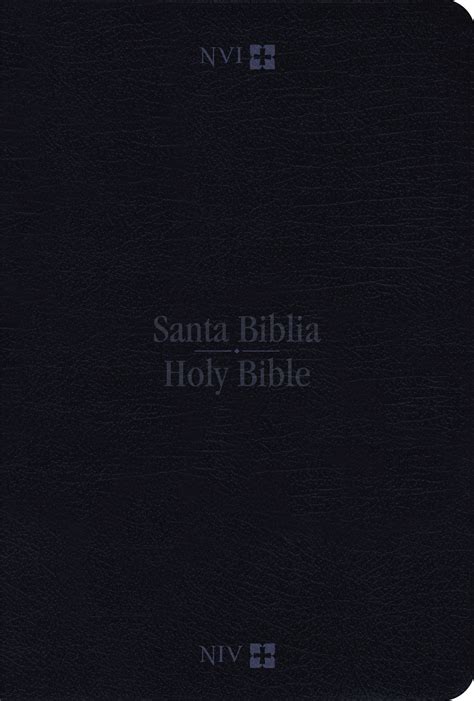 Nvi Niv Biblia Biling E Leathersoft Azul Con Ndice By Nueva Versi N