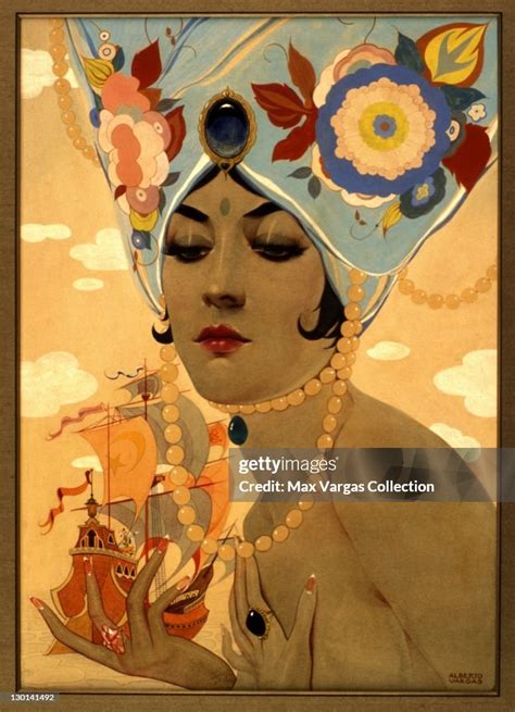 CIRCA 1920's: Pin-up art by Alberto Vargas of the persion queen and ...