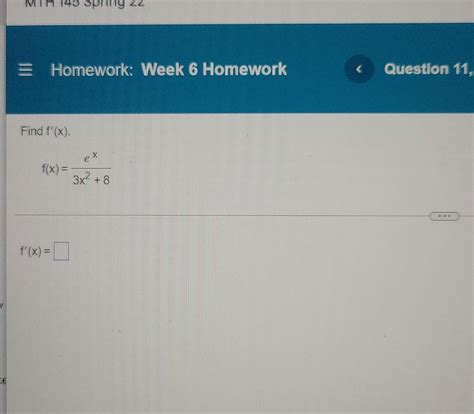 Solved MTH 145 Spring 22 Homework Week 6 Homework Chegg