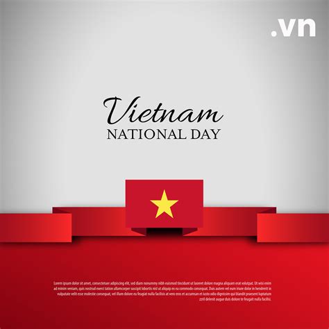 Vietnam National Day Banner Greeting Card Flyer Design Poster