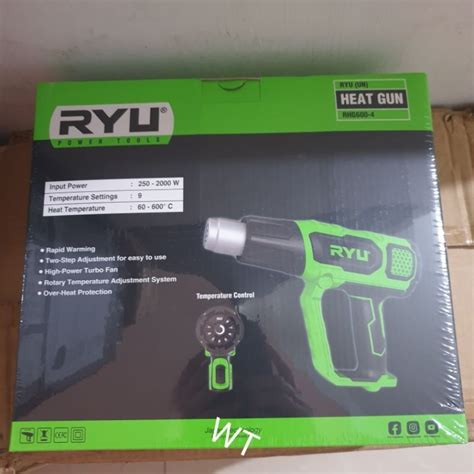 Jual Mesin Blower Panas Hot Air Gun Heat Gun Ryu RHG Shopee Indonesia
