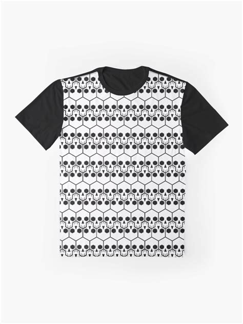 Hexagonal Skull Repeat Pattern T Shirt For Sale By Hetch Redbubble