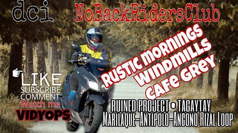 Ride With The No Backriders Club Ruined Project At Tagaytay Cafe