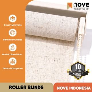 Jual Roller Blinds Indoor Dimout Tirai Gulung Tirai Lipat Gorden