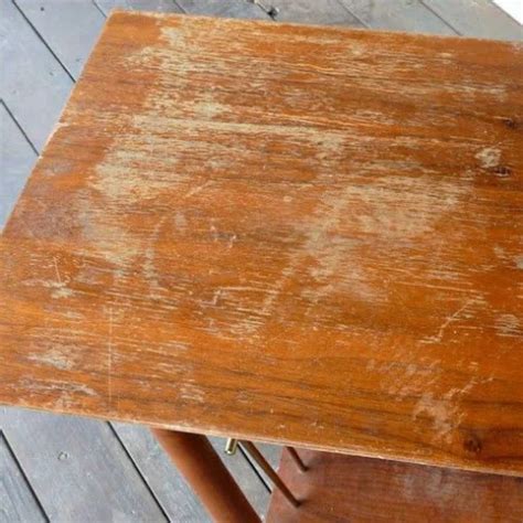 how to fix wood furniture water damage