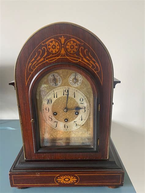 Large Junghans Table Clock With Complete Westminster Striking Etsy