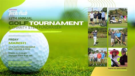 Tech Hubs 12th annual Golf Tournament & Fundraiser 2024, Plantation ...