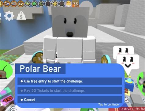 i didnt know you could fight polar bear : r/BeeSwarmSimulator