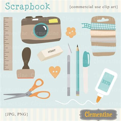 Clipart Scrapbooking Album Cliparts Images Clipart Appareil Etsy