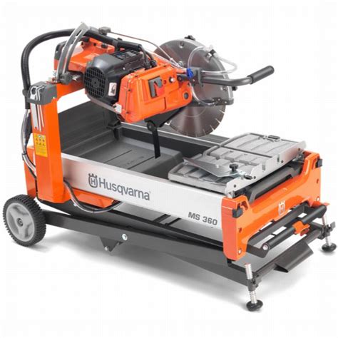 Husqvarna TS360 14 Electric Brick Block Saw Shown With Optional