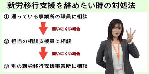 就労移行支援を辞めたい！正しい辞め方とその後を事業所が解説 大阪の就労移行支援事業所withyou