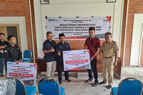 Csr Sig Ghopo Tuban Lewat Fmk Selama Tahun Terealisasi Hingga Rp