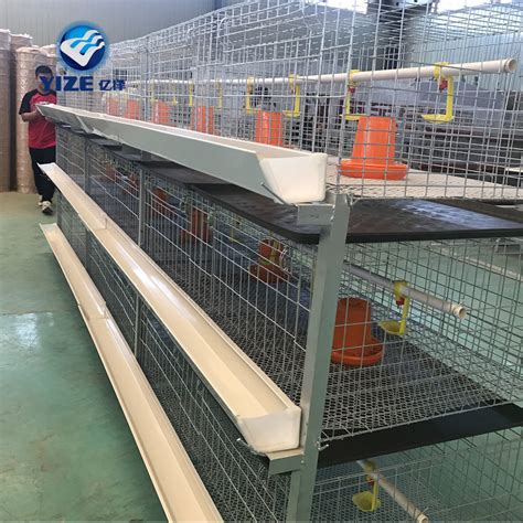 H Type Battery Automatic Broiler Poultry Cage Poultry Farming Equipment