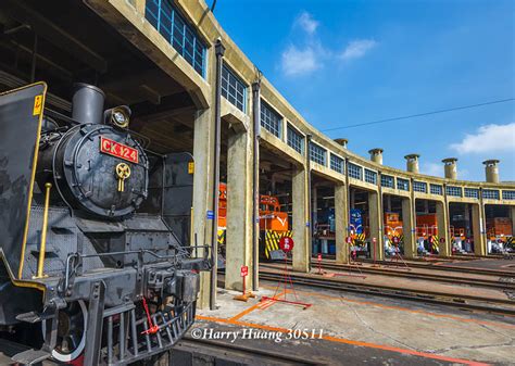 Harry30511蒸汽火車火車頭扇形車庫台鐵鐵路鐵道鐵軌軌道調度站交通運輸維修保養台灣鐵路彰化市彰化