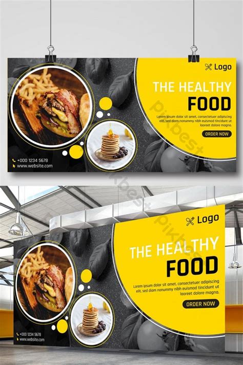 Restaurant Banners Design Template Ai Free Download Pikbest