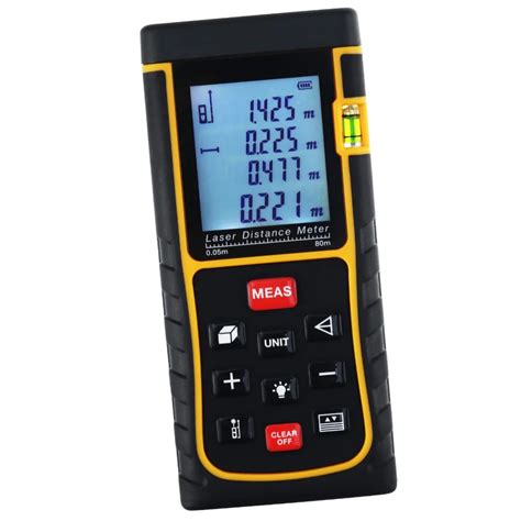 Digital M Ft Laser Measuring Tape Distance Meter Range Finder