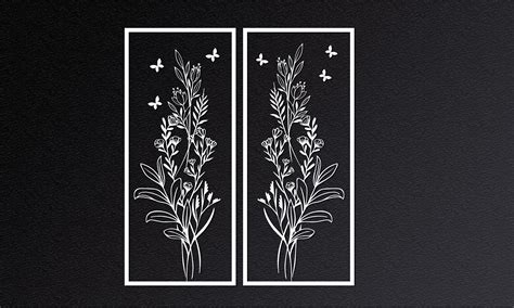 Wall Flower Papercut Design Graphic by st · Creative Fabrica