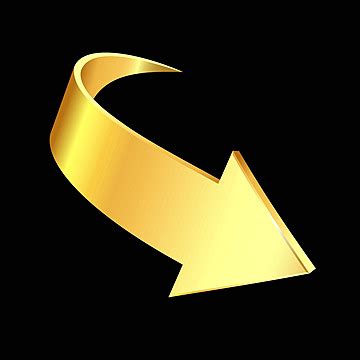 Gold Arrow On Black Background Circular Icon Template Vector Circular