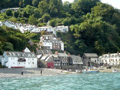 Clovelly Cascading Village On Devons Coast Beauty Spot Bite Sized