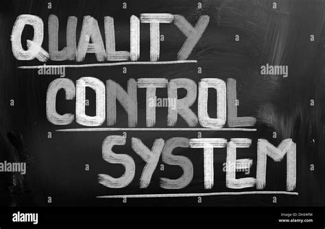 quality control system concept stock photo alamy