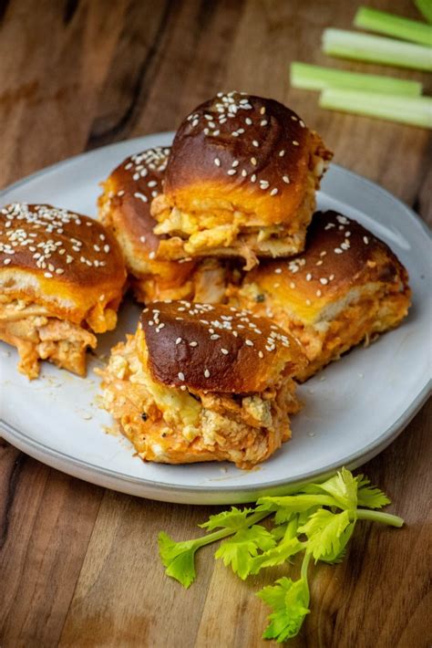 Easy Shredded Buffalo Chicken Sliders Recipe Jawns I Cooked