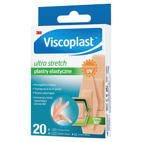 Viscoplast Ultra Stretch Zestaw Plastrów elastycznych 3 rozmiary 20