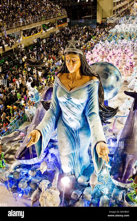 Samba Schools Parade, Rio de Janeiro carnival, Brazil. Beija Flor ...