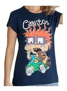 Playera De Mujer Carlitos De Rugrats Manca Corta Meses Sin Intereses