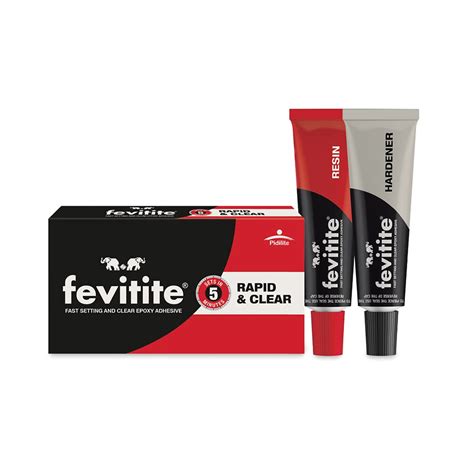 Pidilite Fevitite Rapid And Clear Gm Two Component Resin And