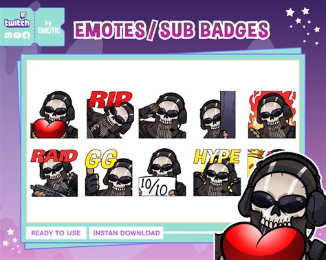 Twitch Emote Fantasma Do Call Of Duty Emote De Zona De Guerra Emote Cod Jogos Flâmula Portugal