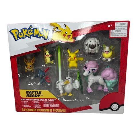 New Pokemon Battle Ready Figures Multi Pack Pkw Sirfetchd