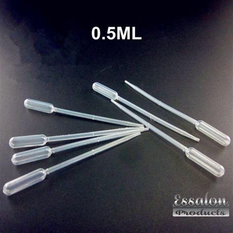 Essalon 25 Stuks PIPET 0 5ml Pipetten Meetpipet Vloeistoffen