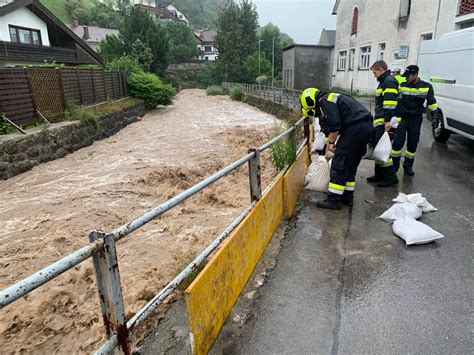 Unwettereins Tze Im Ortsgebiet Von Liezen Ff Liezen Stadt Online