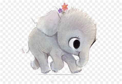 Baby Elephant Watercolor at PaintingValley.com | Explore collection of ...